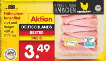 Netto Marken-Discount Gut Ponholz Hähnchen-Innenfilets Angebot