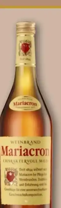 REWE Mariacron Weinbrand Angebot