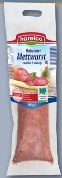 REWE Center Hareico Holsteiner Mettwurst Angebot