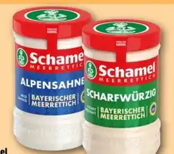 REWE Center Schamel Bayerischer Meerrettich Alpensahne Angebot