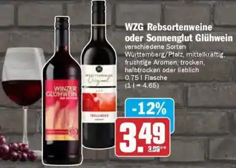 AEZ WZG Rebsortenweine oder Sonnenglut Glühwein Angebot
