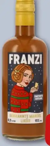 REWE Center Franzi Likör Gebrannte Mandeln Angebot
