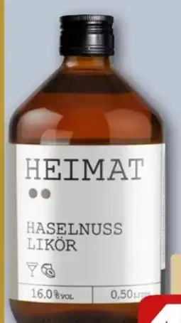 REWE Center Heimat Haselnuss-Likör Angebot