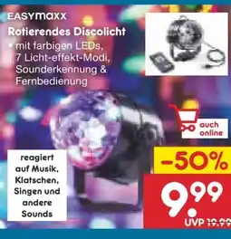 Netto Marken-Discount easy! MAXX Rotierendes Discolicht Angebot