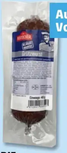 PENNY Die Rostocker Hausmacher Grützwurst Angebot