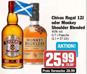 AEZ Chivas Regal 12J oder Monkey Shoulder Blended Angebot