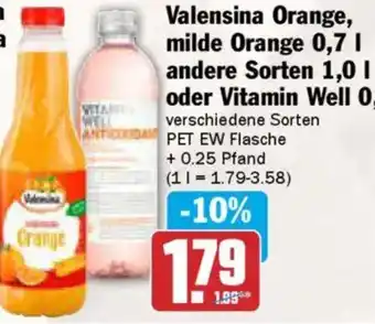 AEZ Valensina Orange, milde Orange, andere Sorten oder Vitamin Well Angebot
