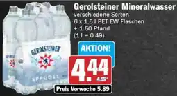 AEZ Gerolsteiner Mineralwasser Angebot