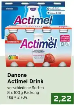 CAP Markt Danone Actimel Drink Angebot