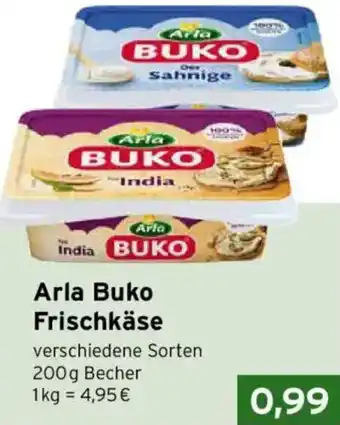 CAP Markt Arla Buko Frischkäse Angebot