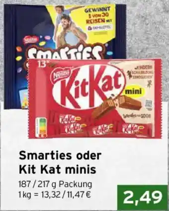 CAP Markt Smarties oder Kit Kat minis Angebot