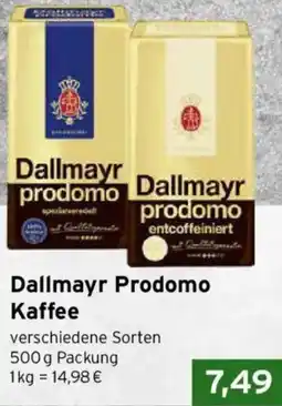 CAP Markt Dallmayr Prodomo Kaffee Angebot