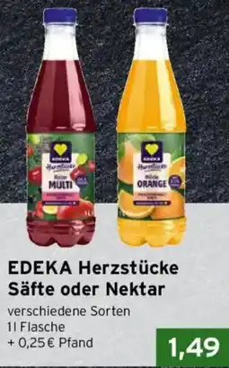 CAP Markt EDEKA Herzstücke Säfte oder Nektar Angebot