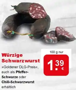 CAP Markt Würzige Schwarzwurst Angebot