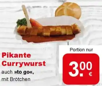 CAP Markt Pikante Currywurst Angebot