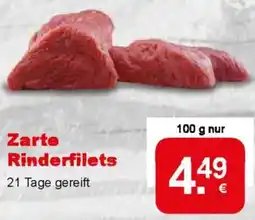 CAP Markt Zarte Rinderfilets Angebot