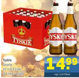 Getränke Arena Tyskie gronie Angebot