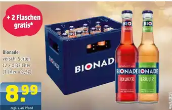 Getränke Arena Bionade limonade Angebot