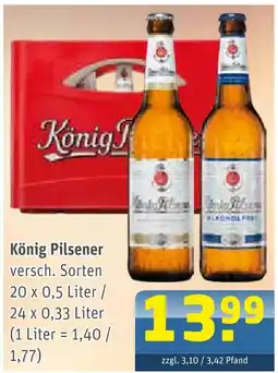 Getränke Arena König pilsener bier Angebot