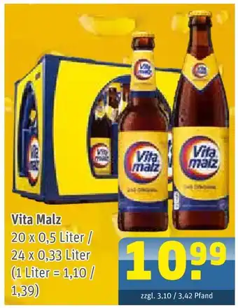 Getränke Arena Vita malz alkoholfreies malzgetränk Angebot