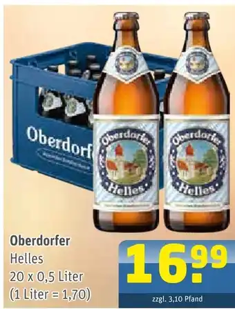 Getränke Arena Oberdorfer helles Angebot