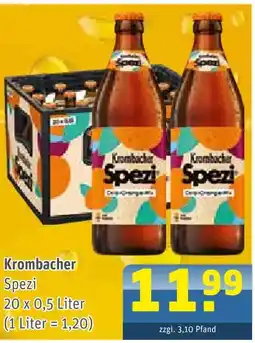 Getränke Arena Krombacher spezi Angebot