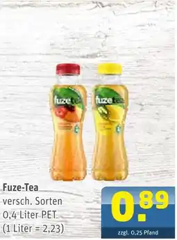 Getränke Arena Fuze-tea eistee Angebot