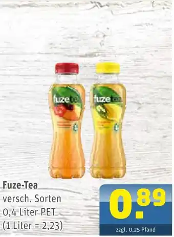 Getränke Arena Fuze-tea eistee Angebot