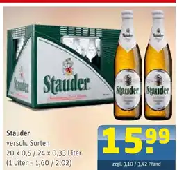 Getränke Arena Stauder bier Angebot