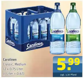 Getränke Arena Carolinen classic Angebot