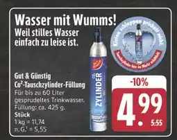 Edeka Gut & günstig co²-tauschzylinder-füllung Angebot