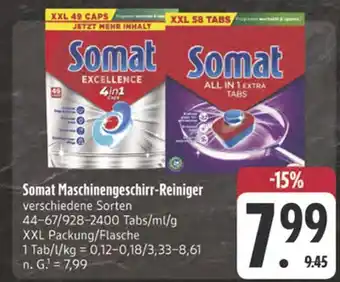 Edeka Somat excellence 4in1 caps Angebot