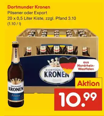 Netto Marken-Discount Dortmunder kronen pilsener Angebot