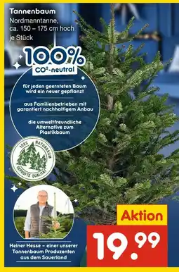Netto Marken-Discount Tannenbaum nordmanntanne Angebot