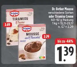 Edeka Dr. oetker tiramisu creme Angebot