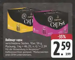 Edeka Dallmayr capsa espresso Angebot