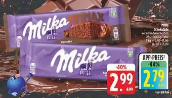 Edeka Milka schokolade noisette Angebot