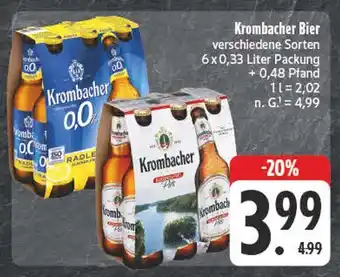 Edeka Krombacher bier Angebot