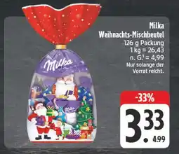 Edeka Milka weihnachts-mischbeutel Angebot