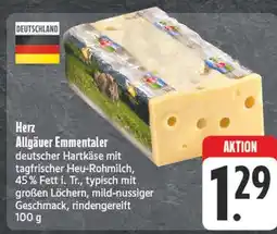 Edeka Herz allgäuer emmentaler Angebot