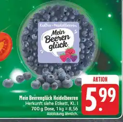 Edeka Mein beerenglück heidelbeeren Angebot