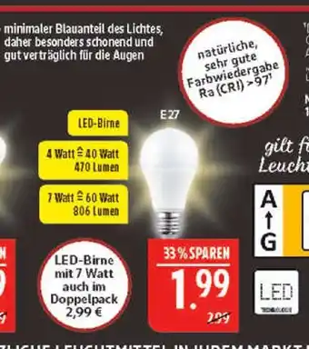 Marktkauf Led-birne Angebot