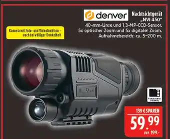 Marktkauf Denver nachtsichtgerät nvi 450 Angebot
