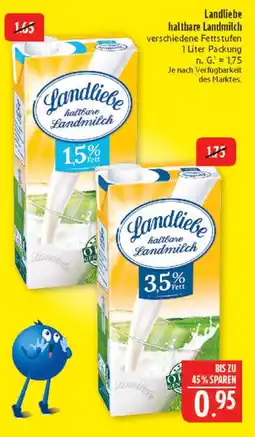 Marktkauf Landliebe haltbare landmilch 1,5% fett Angebot