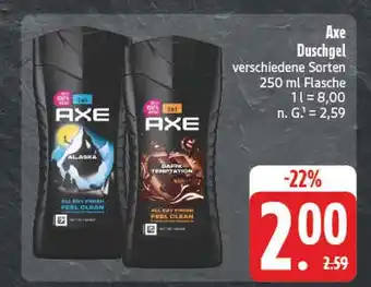 Edeka Axe alaska duschgel Angebot
