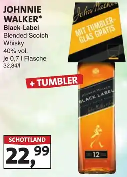Lösch Depot JOHNNIE WALKER Black Label Blended Scotch Whisky Angebot