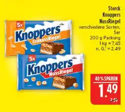 Marktkauf Storck knoppers erdnussriegel Angebot