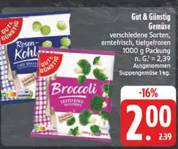 Edeka Gut & günstig rosenkohl Angebot