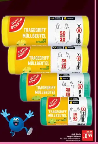 Marktkauf Gut & günstig tragegriff müllbeutel Angebot