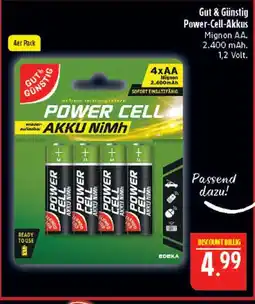 Marktkauf Gut & günstig power-cell-akkus Angebot